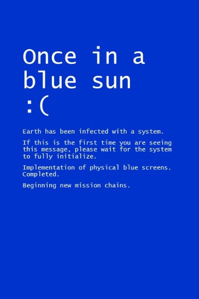 Once in a Blue Sun