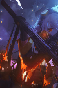 Modern weaponry in fantasy world