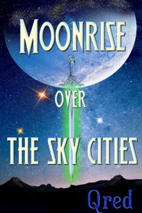 Moonrise Over the Sky Cities